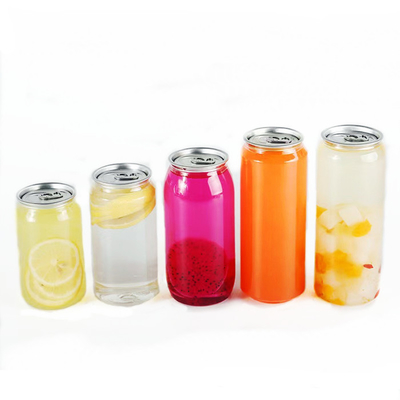 Τα καπάκια κενό 350ml 500ml αργιλίου γύρω από το πλαστικό ποτό μπορούν εύκολα δοχεία ανοικτών τελών