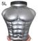 5L διαμορφωμένο μυς της Pet εμπορευματοκιβώτιο αποθήκευσης σκονών πλαστικών εμπορευματοκιβωτίων Shatterproof πρωτεϊνικό