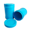Μπλε HDPE επαναληπτικής χρήσεως μεταλλικό κουτί μπουκαλιών σκονών 1000 κενά εμπορευματοκιβώτια συμπληρωμάτων μιλ.
