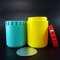 HDPE κυλίνδρων κενό πλαστικό σκονών βάζο 500g 600g μεταλλικών κουτιών εμπορευματοκιβωτίων ευθύ πλαστικό