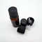 Μαύρα καλύμματα μπουκαλιών βιδών πλαστικά που διανέμουν τα καπάκια καλύψεων 18mm μειωτές στομίων W