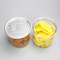 Τα ευρέα βάζα PET Dia65mm αποθήκευσης στοματικών πλαστικά τροφίμων καθαρίζουν τα πλαστικά μεταλλικά κουτιά καραμελών καρυδιών