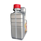 2L γκρίζο HDPE πλαστικό μπουκάλι ψυκτικού μέσου μηχανών μεγάλης περιεκτικότητας μεταλλικών κουτιών πετρελαίου μηχανών